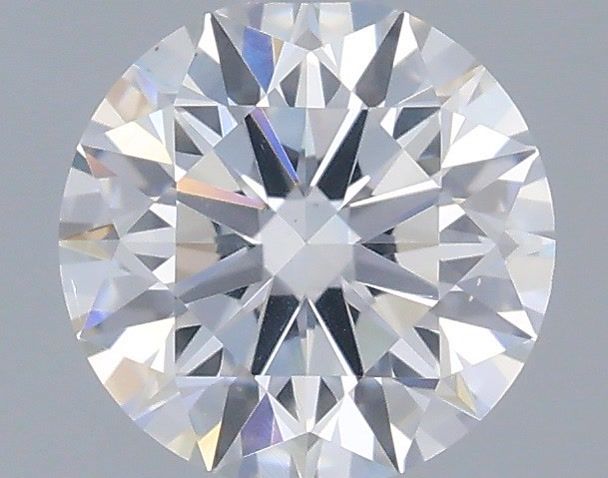 Round Natural Diamond 0.53ct D VS2
