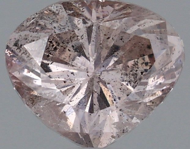 Heart Fancy Brownish Pink Natural Diamond 0.51ct loose diamond