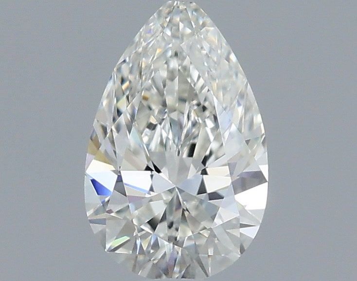 Pear Natural Diamond 0.58ct G VVS2