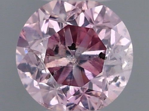 Round Fancy Intense Purplish Pink Natural Diamond 0.21ct loose diamond