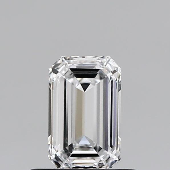 Emerald Natural Diamond 0.51ct D IF