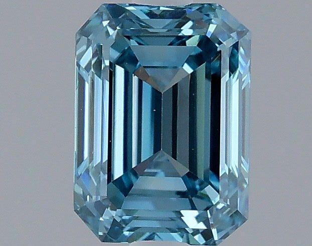Emerald Fancy Vivid Blue Lab-grown Diamond 1.42ct VS1 loose diamond