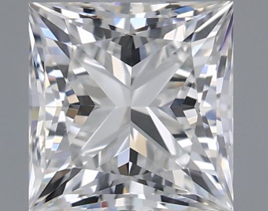 Princess Natural Diamond 0.62ct F VVS1