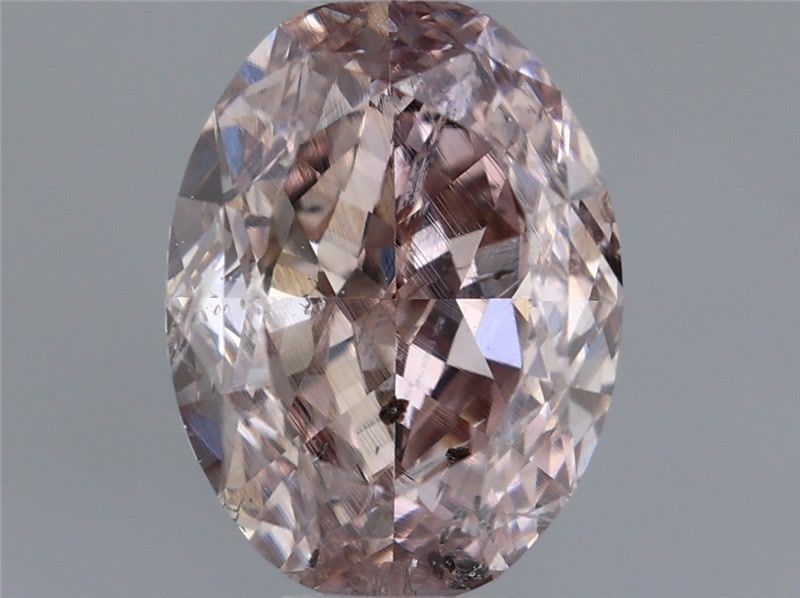 Oval Fancy Brown Pink Natural Diamond 1.09ct I1 loose diamond