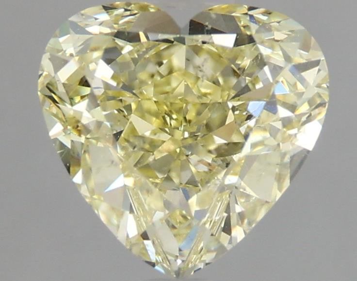 Heart Fancy Yellow Natural Diamond 2.27ct SI2 loose diamond
