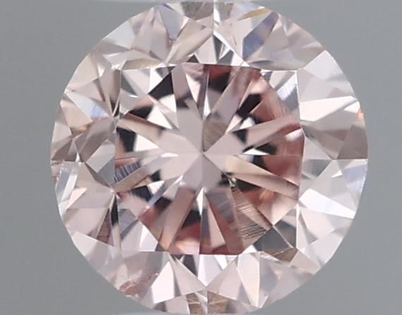 Round Fancy Brownish Pink Natural Diamond 0.23ct SI2 loose diamond