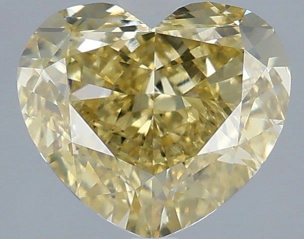 Heart Fancy Intense Yellow Lab-grown Diamond 2.58ct VS1 loose diamond
