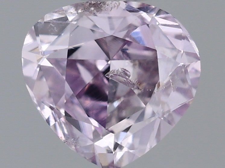 Heart Fancy Pinkish Purple Natural Diamond 0.43ct loose diamond