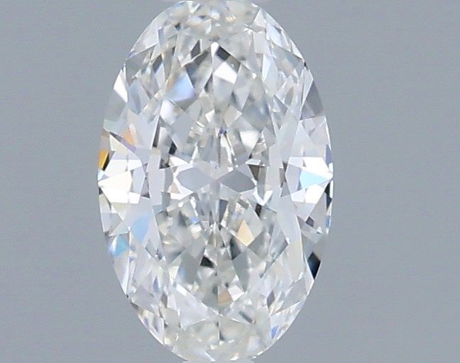 Oval Natural Diamond 0.50ct D VS2