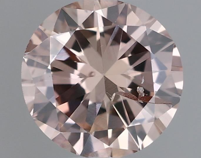 Round Fancy Brown Pink Natural Diamond 0.36ct loose diamond