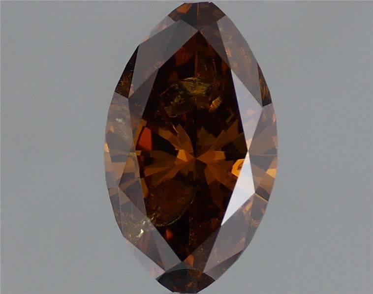 Marquise Fancy Dark Yellowish Brown Natural Diamond 0.58ct loose diamond