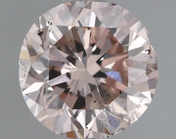 Round Fancy Light Brown Pink Natural Diamond 0.59ct loose diamond