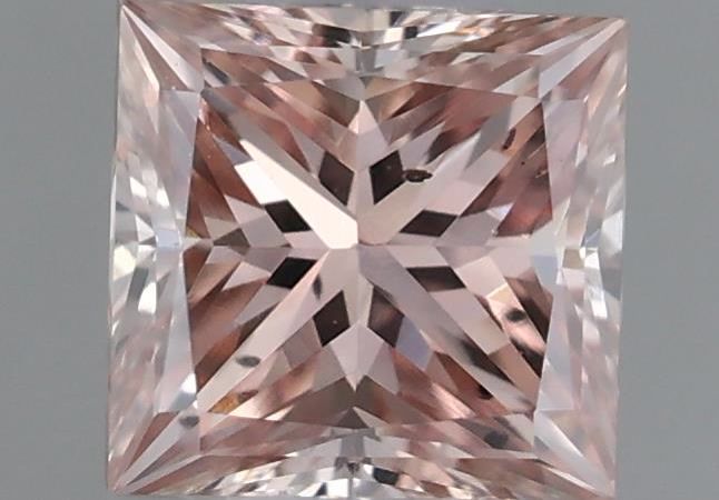 Princess Fancy Brown Pink Natural Diamond 0.39ct SI2 loose diamond