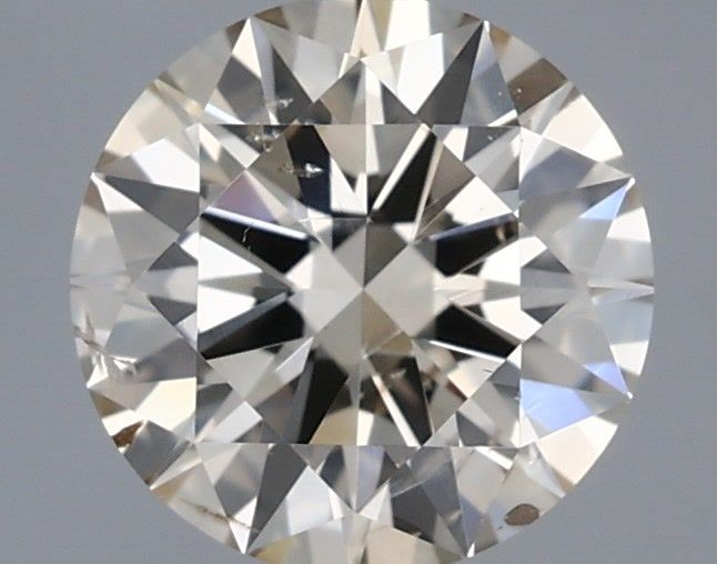 Round Very Light Brown Natural Diamond 0.65ct SI2 loose diamond