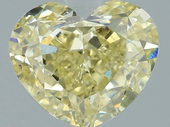 Heart Fancy Intense Yellow Lab-grown Diamond 2.04ct VVS2 loose diamond