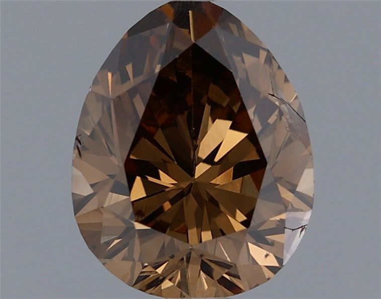 Pear Fancy Dark Yellowish Brown Natural Diamond 1.16ct loose diamond