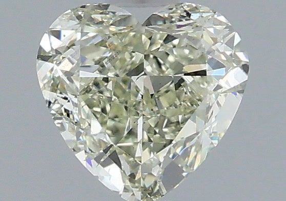 Heart Fancy Yellow Green Natural Diamond 1ct SI1 loose diamond