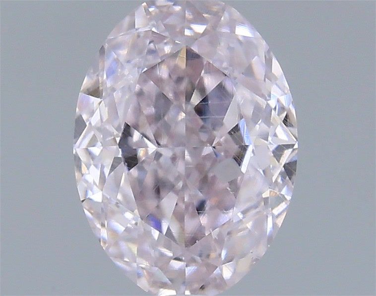 Oval Fancy Light Pink Natural Diamond 0.5ct SI2 loose diamond