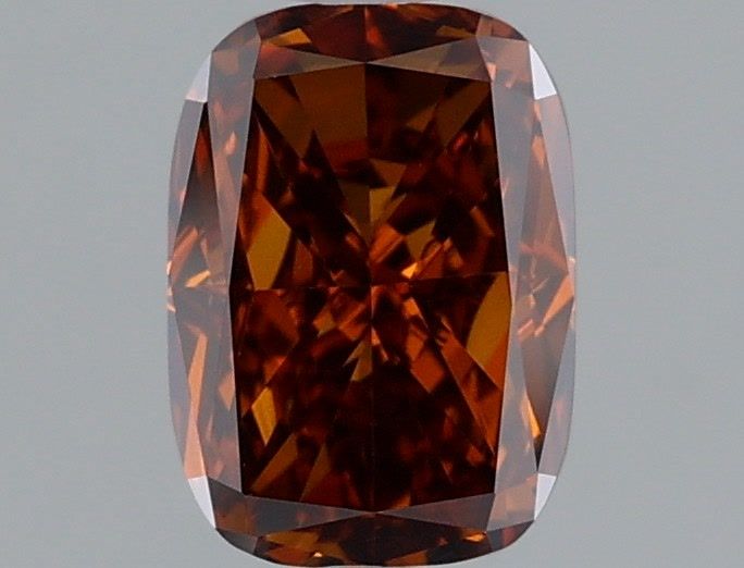 Cushion Fancy Deep Orange Lab-grown Diamond 1.12ct VVS2 loose diamond