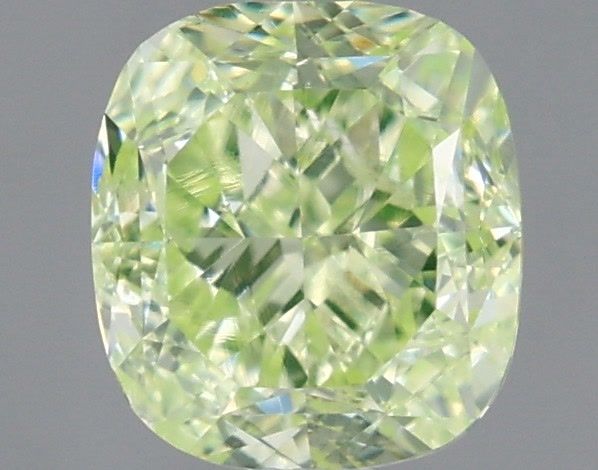 Cushion Fancy Yellow Green Natural Diamond 1ct SI1 loose diamond