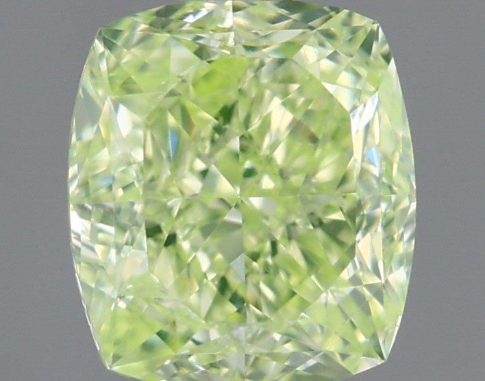 Cushion Fancy Green Natural Diamond 0.75ct VS1 loose diamond