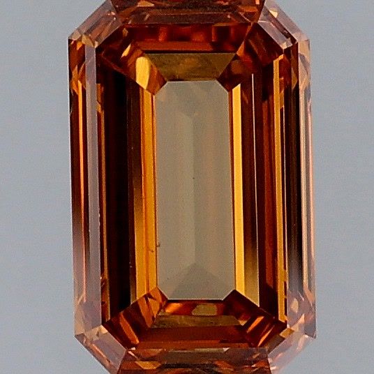 Emerald Fancy Brown Lab-grown Diamond 1.37ct VVS2 loose diamond