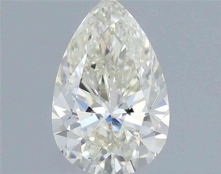Pear Natural Diamond 0.61ct J VS1