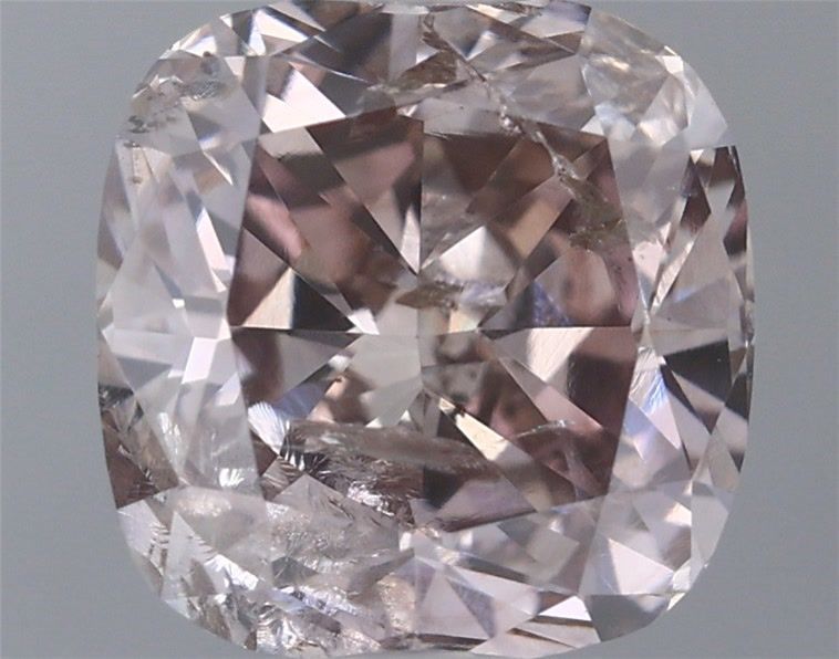 Cushion Fancy Dark Pinkish Brown Natural Diamond 1.01ct I2 loose diamond