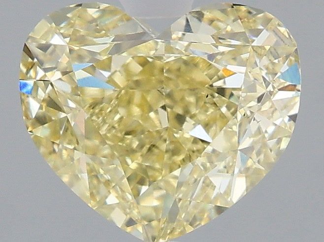 Heart Fancy Intense Yellow Lab-grown Diamond 2.52ct VS1 loose diamond