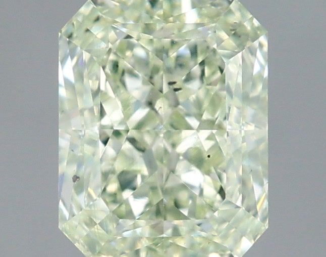Radiant Fancy Light Green Natural Diamond 1.62ct SI1 loose diamond