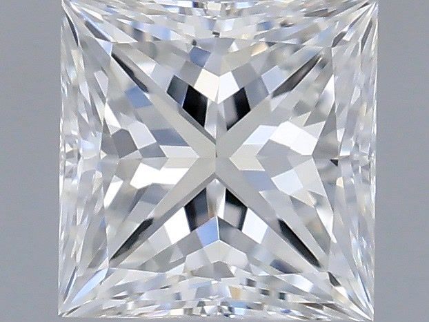 Princess Natural Diamond 0.41ct E VVS2