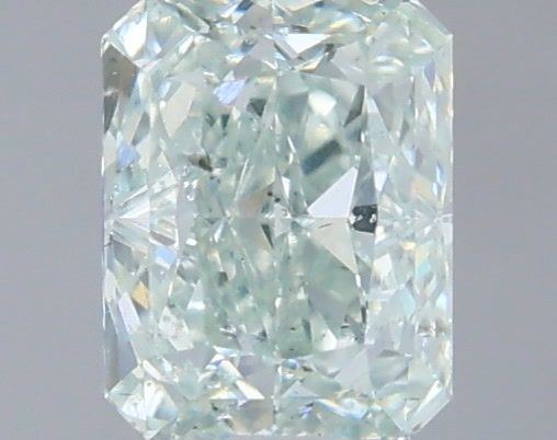 Radiant Fancy Light Green Natural Diamond 0.7ct SI2 loose diamond