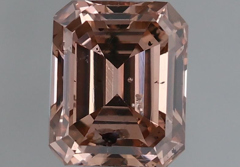 Emerald Fancy Brown Pink Natural Diamond 0.53ct loose diamond