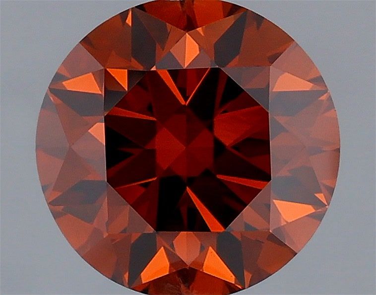 Round Fancy Deep Orange Lab-grown Diamond 1.5ct VS1 loose diamond