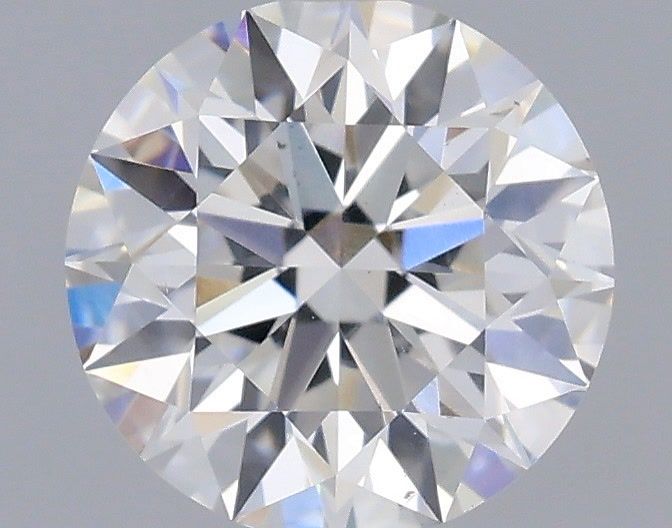 Round Natural Diamond 0.61ct D VS2