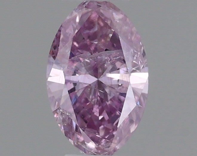 Marquise Fancy Intense Pink Purple Natural Diamond 0.16ct loose diamond