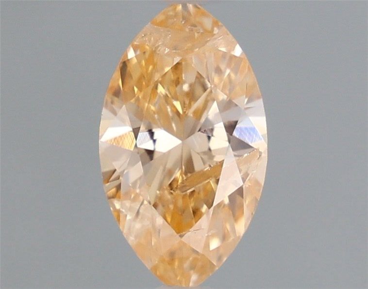 Marquise Fancy Intense Yellowish Orange Natural Diamond 0.39ct loose diamond