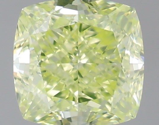 Cushion Fancy Intense Green Natural Diamond 0.76ct VS1 loose diamond