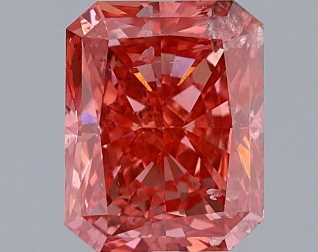 Radiant Fancy Vivid Pink Lab-grown Diamond 1.53ct I1 loose diamond