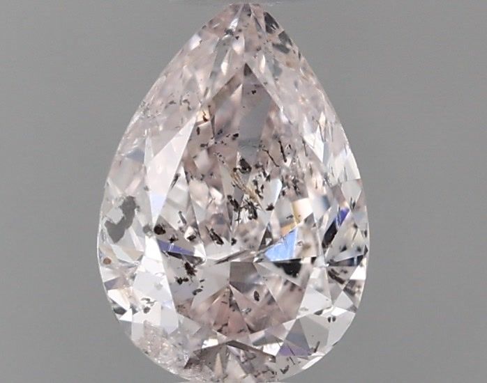Pear Fancy Light Brown Pink Natural Diamond 0.42ct I2 loose diamond