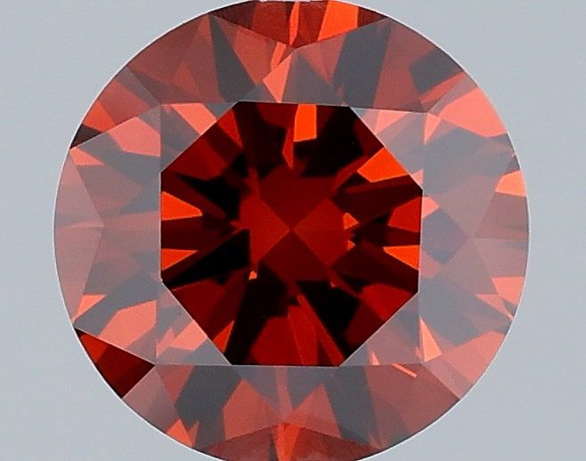 Round Fancy Deep Orange Lab-grown Diamond 1ct VS1 loose diamond