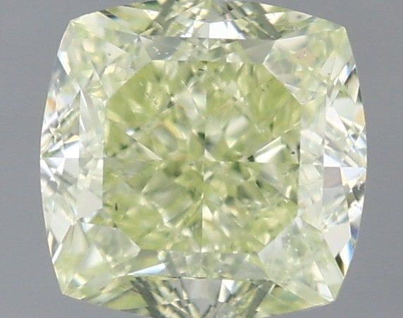 Cushion Fancy Light Green Natural Diamond 1.01ct SI1 loose diamond