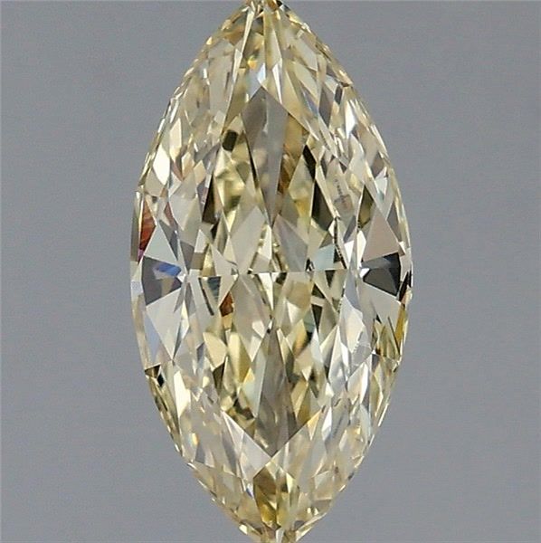Marquise Fancy Yellow Lab-grown Diamond 1.56ct VVS2 loose diamond