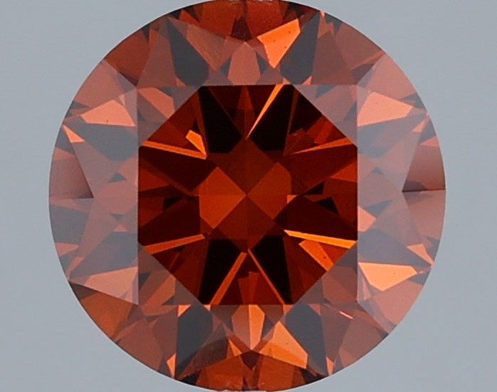 Round Fancy Deep Orange Lab-grown Diamond 2.08ct VVS2 loose diamond