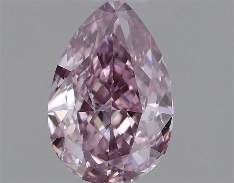 Pear Fancy Purple Pink Natural Diamond 0.25ct SI2 loose diamond