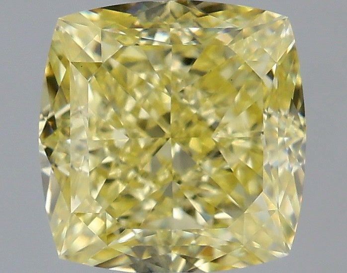 Cushion Fancy Yellow Natural Diamond 1.52ct VS1 loose diamond