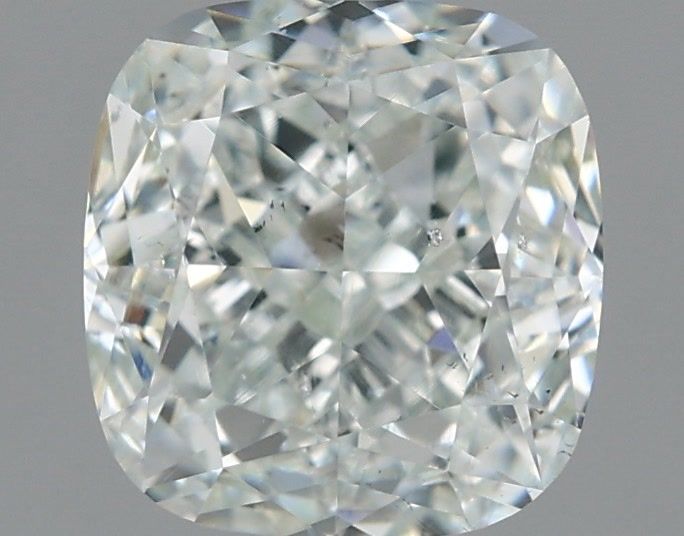 Cushion Very Light Green Natural Diamond 2ct SI2 loose diamond
