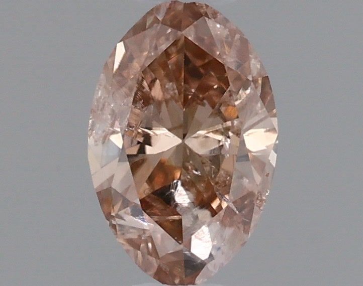 Marquise Fancy Brown Orange Natural Diamond 0.29ct loose diamond