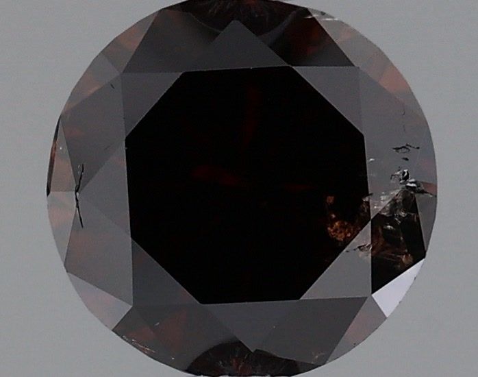 Round Fancy Dark Brown Natural Diamond 1.11ct loose diamond