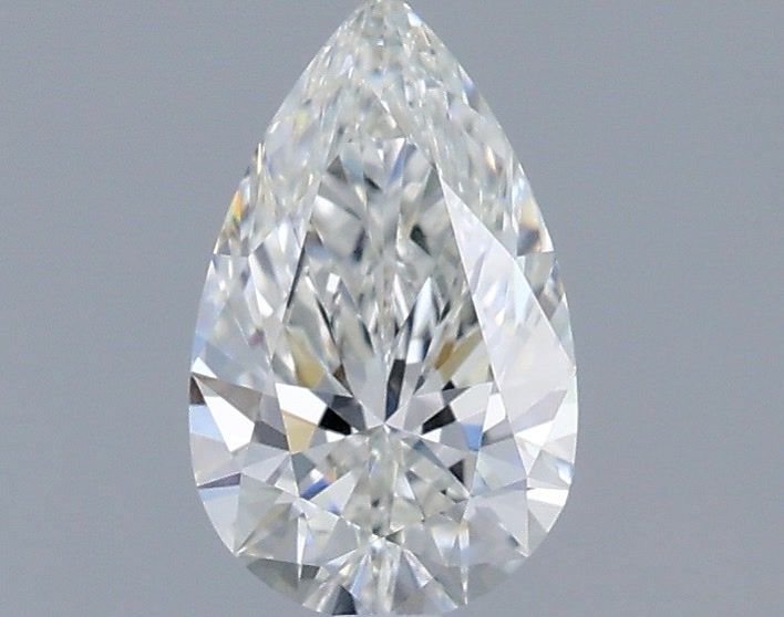 Pear Natural Diamond 0.78ct H VVS1